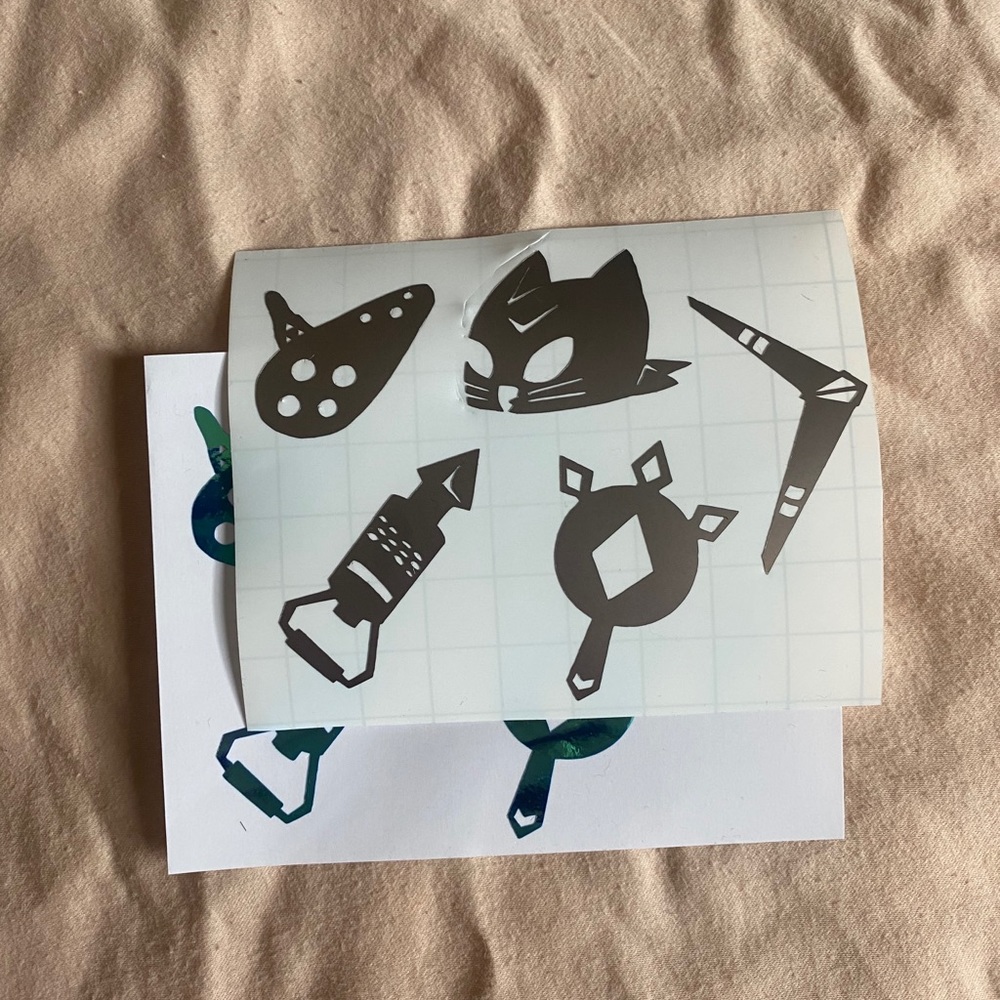 Oot Item Sticker Sheet